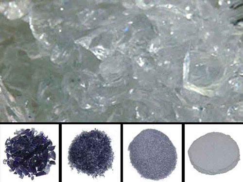 Clear Glass Frit Powder